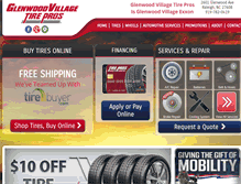 Tablet Screenshot of glenwoodvillageexxon.com
